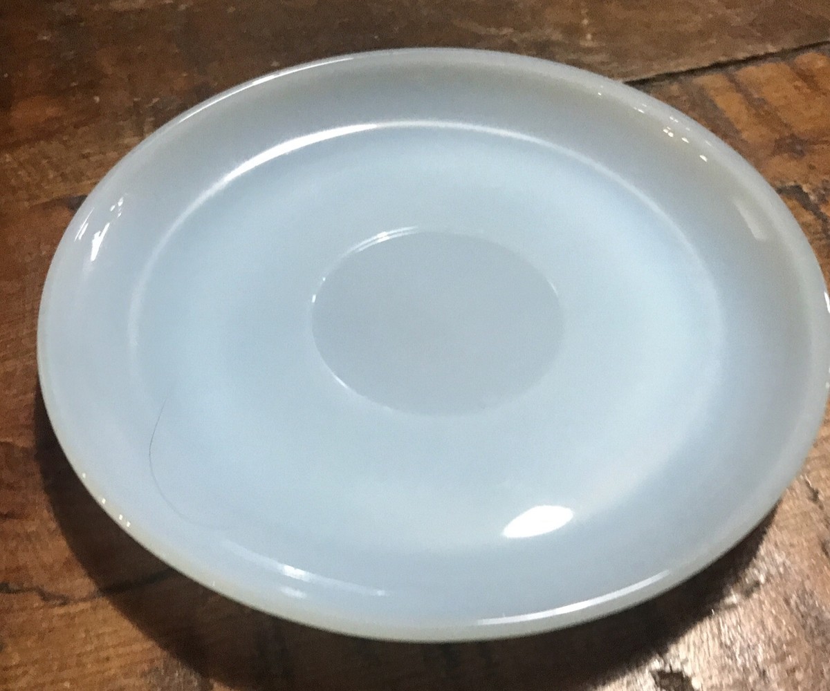Vintage Fire King Oven Ware Delphite Blue Azurite Saucer | eBay