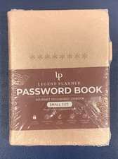 Password Book with Alphabetical tabs. Internet Address & Password Keeper Logbook