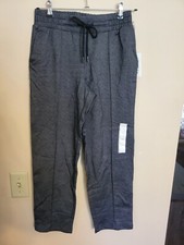 Women's High-rise Ankle Length Pull-on Pants - A New Day Heather Gray XS. B57