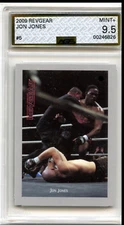 JON JONES REVGEAR PRE-UFC ROOKIE CARD 2009 AGS GRADED 9.5 Limited Mint+
