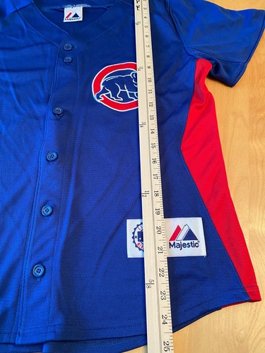 MAJESTIC CUBS MLB SEWN YOUTH JERSEY CASTRO #13 YOUTH L - Picture 6 of 7
