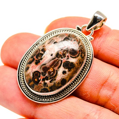 Poppy Jasper Pendant 1 3/4\