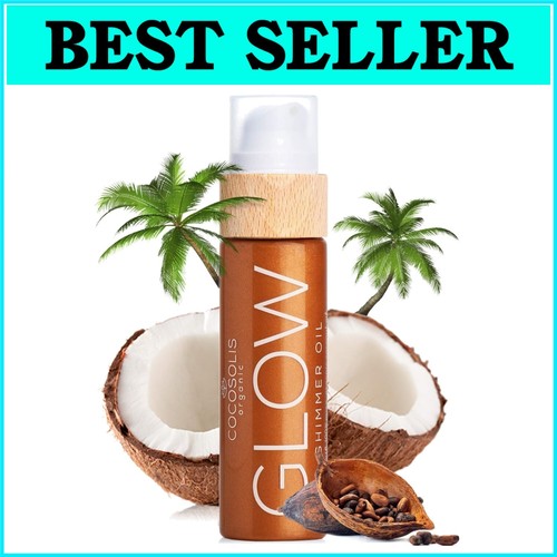 GLOW Shimmer Oil - Moisturizing Body Oil for a Gorgeous, Golden Tan, 110ml