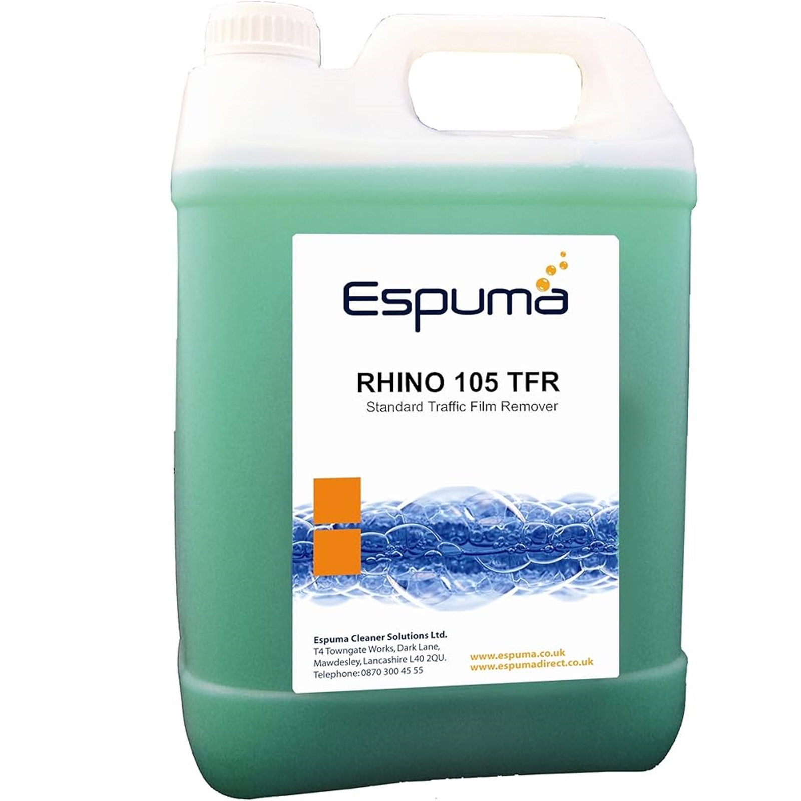 Espuma Rhino 105 TFR & Degreaser Concentrate Standard Traffic Film Remover 5L
