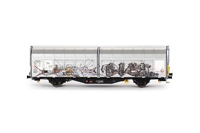 Albert Modell 245047: GYC - Hbbillns freight wagon w. graffiti (NEW)
