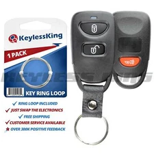 Keyless Entry Remote Car Key Fob Shell Case Cover for Hyundai Kia 2b Panic