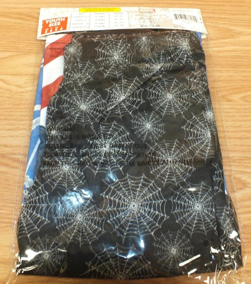 漫威蜘蛛侠超级英雄青年 2 件套睡衣短裤套装密封 * MED* — 第 4/4 张图片