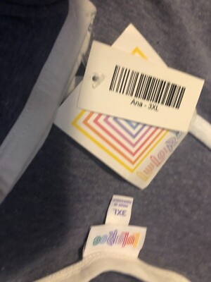 Lularoe 3xl Ana ''NWT'' solid color with a white trim