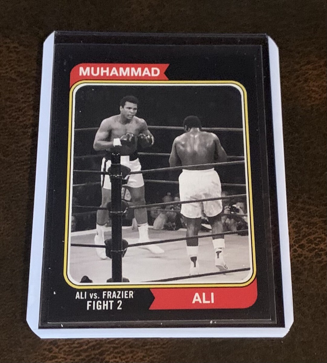 2021 TOPPS MUHAMMAD ALI #43 ALI VS. FRAZIER FIGHT 2 - 40/56 BLACK