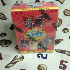1991-92 Fleer Basketball Update Factory Sealed Hobby Box Last Case $ MJ 25 SOLD