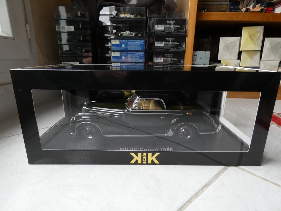 Mercedes 300 SC Coupé 1955 Nera KKDC180831 1/18 KK Scala Nuova - Immagine 2 di 3