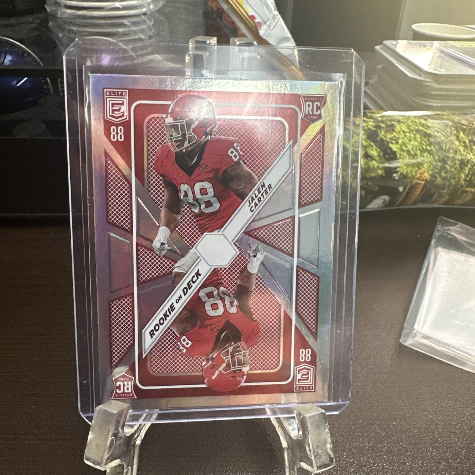 2023 Donruss Elite Rookie on Deck #RD-15 Jalen Carter GEORGIA RC