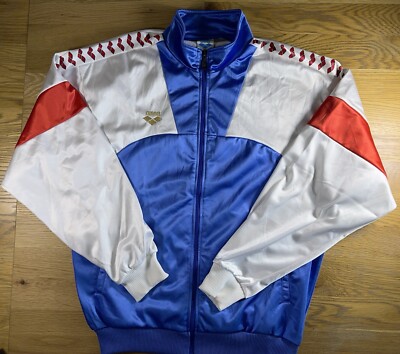 Vintage Arena By Descente Jacke Herren XL Schwimmen Made In Japan 