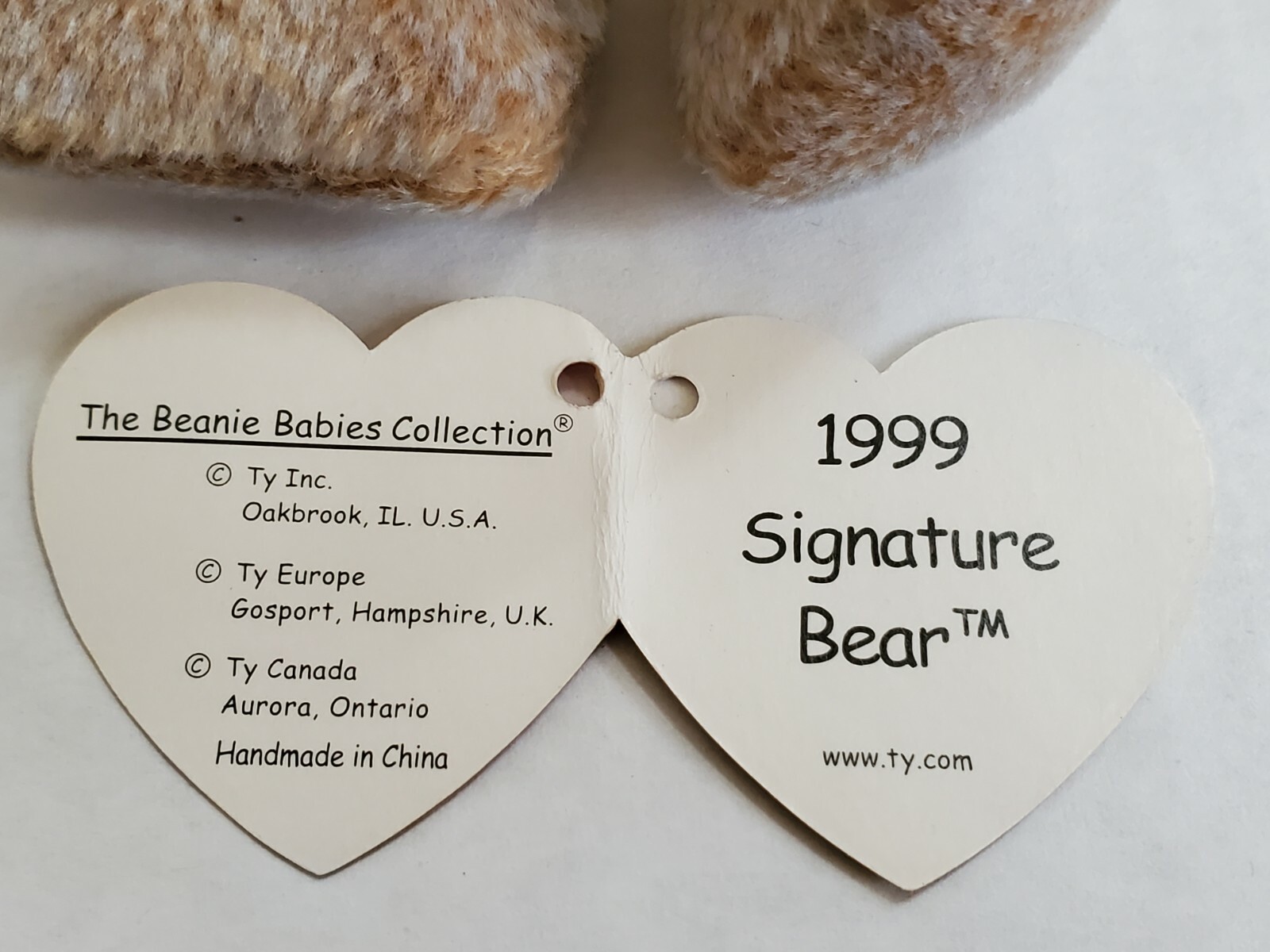 Ty Beanie Babies Bear Lot X4 Ariel, Clubby IV, Classy, 1999 Signature - Picture 9 of 9