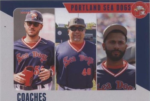 2023 Portland Sea Dogs Pablo Cabrera Mickey Jiang Justin Frometa