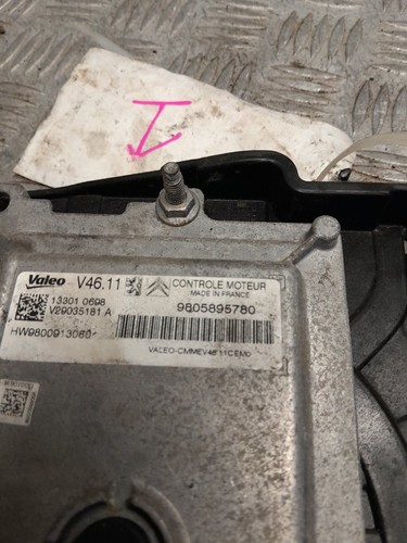 PEUGEOT 208/C4/C3 ECU (ENGINE) 1.2 PETROL 9805895780 2012-2019 - Picture 15 of 16