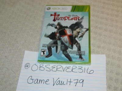 Jeu The First Templar Sur Xbox 360 - Version PAL FR Avec Manuel - État Bon, édité Par Kalypso
