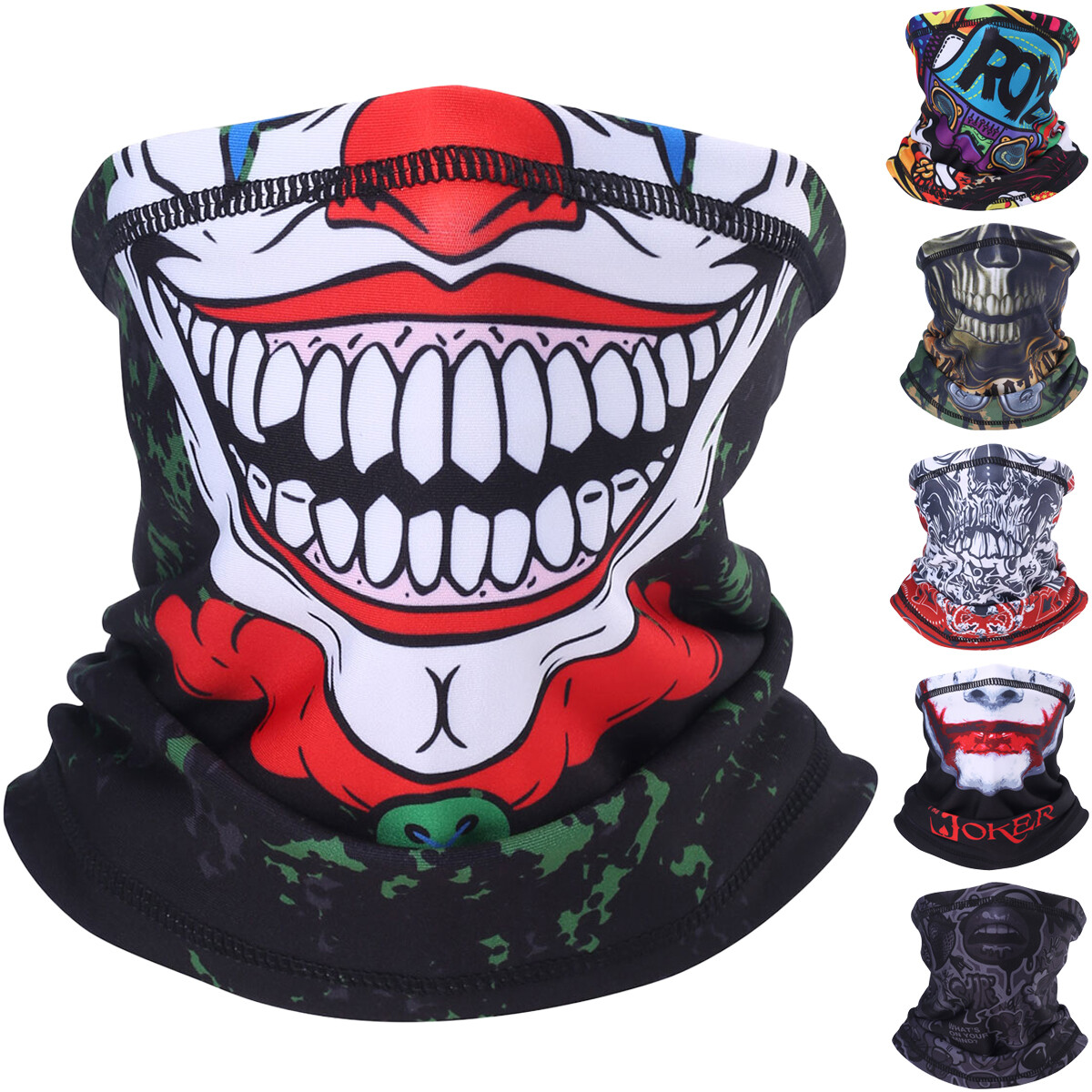 3D Print Winter Fleece Neck Warmer Gaiter Halloween Ski Face 