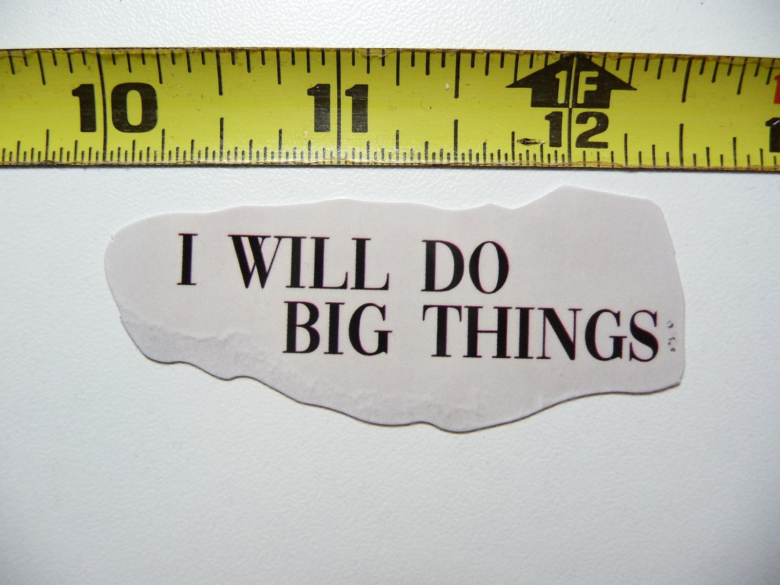 Big Things Motivational Sticker Decal for Scrapbooking Positivity