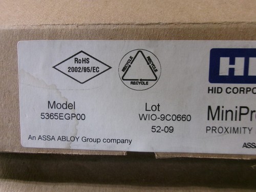 New HID 5365EGP00 MiniProx Proximity Reader AK - Picture 2 of 3