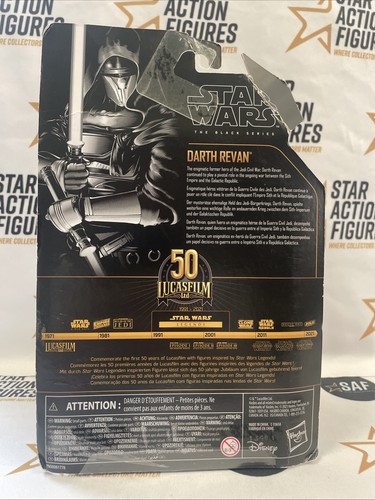 Star Wars Black Series Archive Collection Action Figure - Darth Revan (Damaged) - Picture 3 of 8
