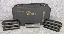 Hohner Piedmont Blues Harmonica Set A-G 7pc w/ Case Diatonic Blues Set