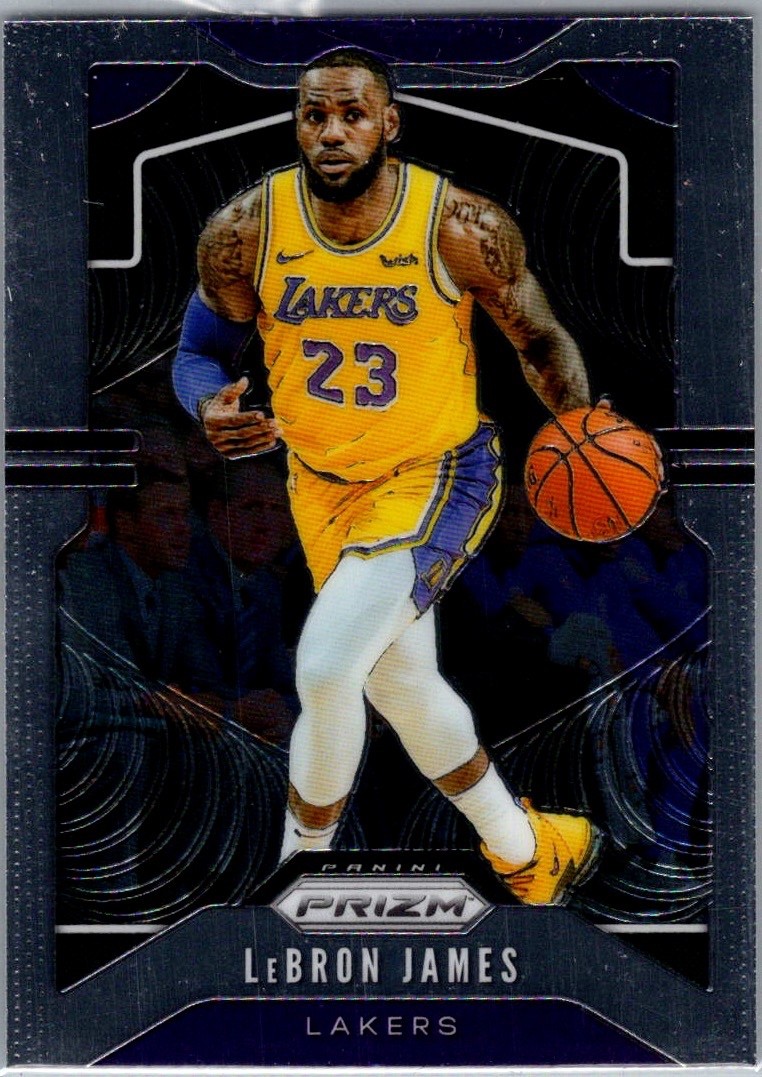 2019-20 Panini Prizm Base LeBron James #129 LA Lakers GOAT