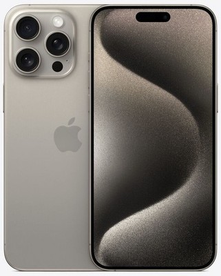 Apple iPhone 15 Pro Max 256GB titan natur Smartphone Gut - Refurbished