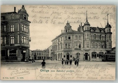 13578473 - 5650 Ohligs Gasthaus Kaiserhof Strassenbahn Cafe Solingen Stadtkreis