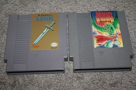 Lot of 6 Nintendo NES Games Zelda II: The Adventure of Link, Dragon Warrior,  Ba