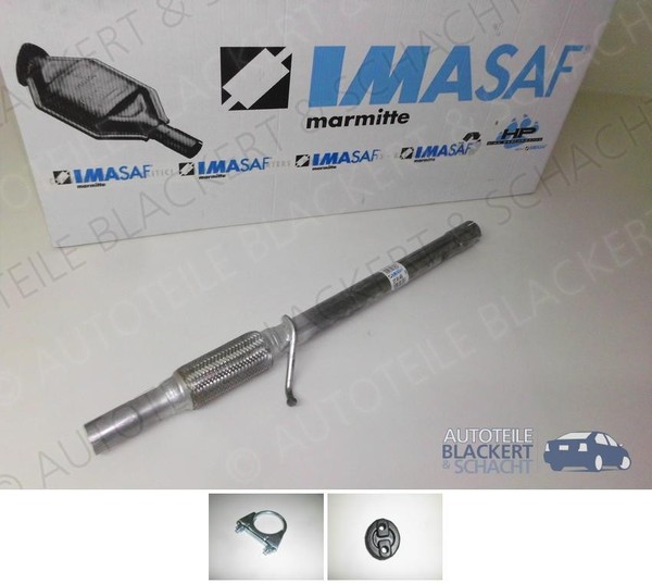 Imasaf Auspuff Flex Flexrohr FüR Fiat Multipla (186) 1.6 100 16V-image
