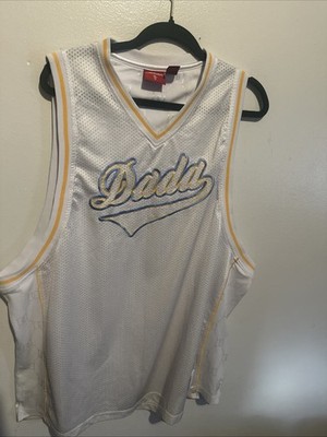 Men s Y2K Dada Supreme Basketball Jersey White  Very Rare