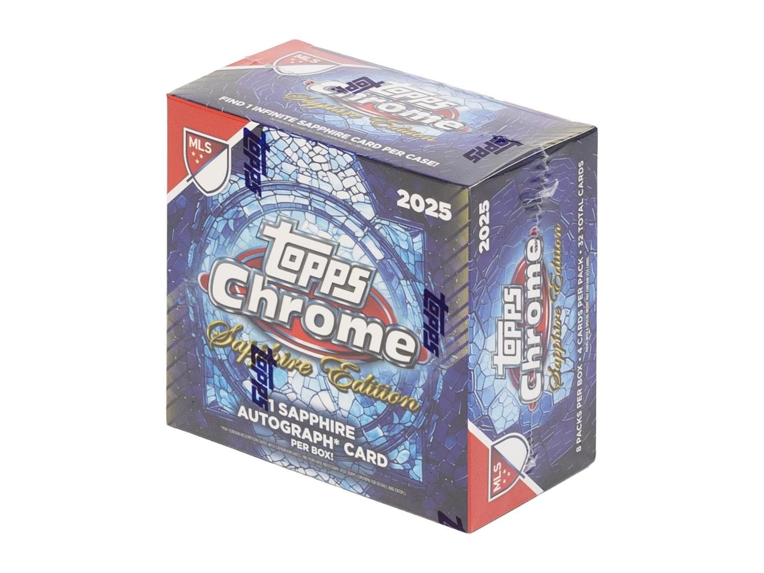 2025 TOPPS CHROME MLS SOCCER SAPPHIRE EDITION BOX view 2