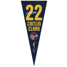 CAITLIN CLARK #22 INDIANA FEVER ROLL UP FELT PENNANT 12"x30" NEW WINCRAFT