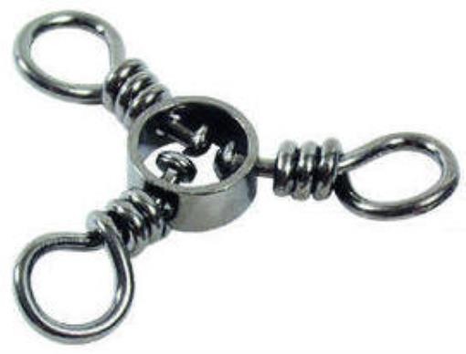 Spro STWB-02-5 Black 3 Way Swivel 70 Lb Test 5CT