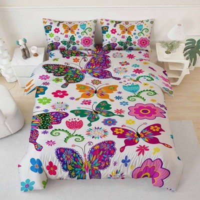 3D Butterfly Theme Quilt Cover Set Bedding Sets Pillowcases