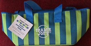 trader joes stripped mini insulated bag