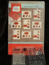 Stampin Up Retired Season Gratitude 10/2016 Pumpkin Kit NEW No Ink Stamp Set