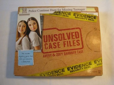 Unsolved Cold Case Files: Avery & Zoey Gardner Case Murder Mystery Game COMPLETE