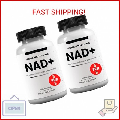 Research Labs NAD+ Supplement 2 for 1 Ad. Proprietary Formula w/Patent Pending R