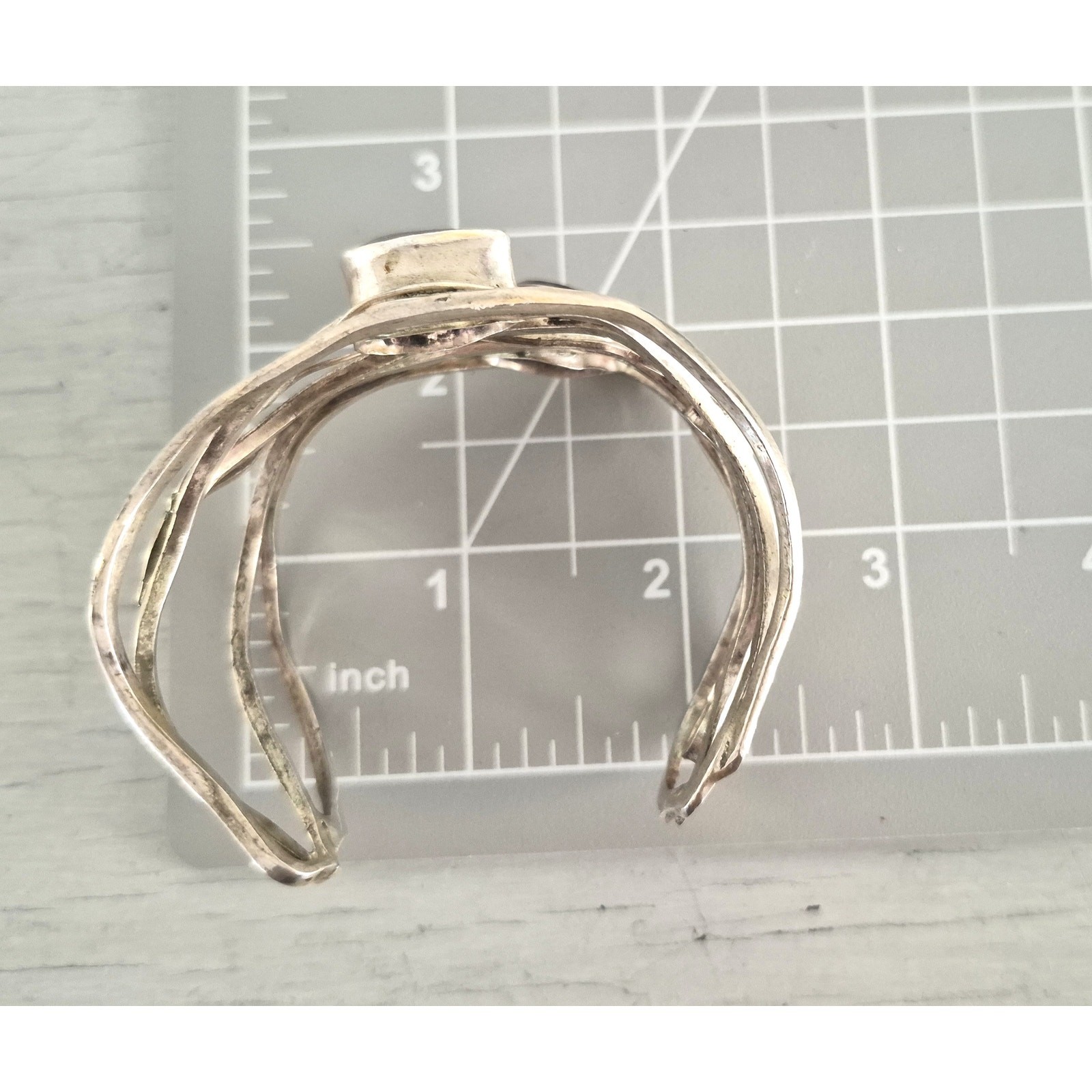 Sterling Silver Artisan Amethyst Multi-Strand Wav… - image 7