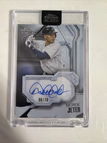2026 Topps Chrome Black Derek Jeter Ivory Autographs (RAW)