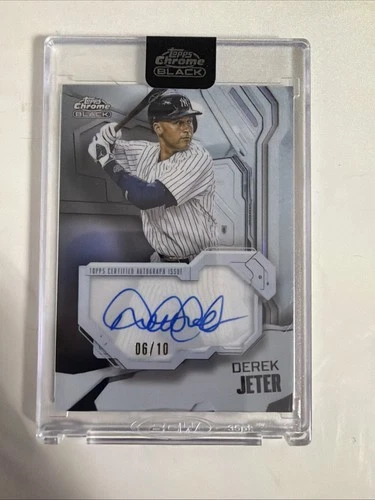 2026 Topps Chrome Black Derek Jeter Ivory Autographs (RAW)