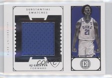 2022 Chronicles Draft Picks Encased Substantial Rookie Swatches AJ Griffin 0i1b