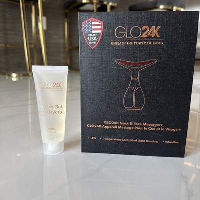 GLO24K Red Light Beauty Device for Face and Neck Based L E D. New Open Box. ￼