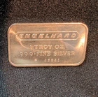Engelhard 1 Troy Oz .999 Fine Silver Bar 1 Troy Oz Silver .999 Fineness Bar