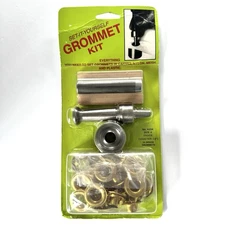 1/2” Size 4 Brass Grommet Kit 24 grommets New