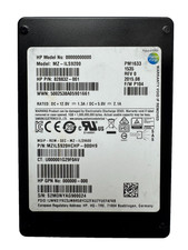 HPE SAMSUNG PM1633 920GB 2.5" SAS SSD 12Gbps/512b/sector/99-100% HEALTH