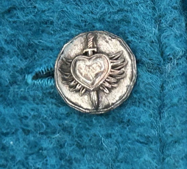 EMILY VAN DEN BERGH Trachtenjacke Jacke Blazer petrol Gr. 42 ** TOP Zustand ** - Bild 3 von 4