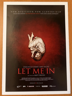 Let Me In - Filmkarte Filmplakatkarte Cinema - Matt Reeves Chloe Moretz